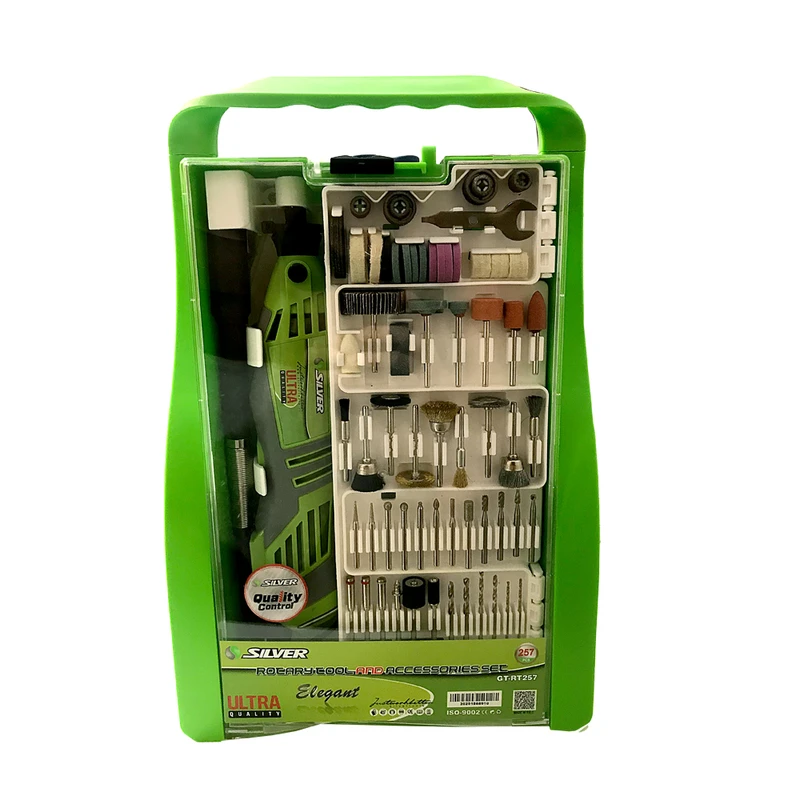 ست 257 پارچه فرز انگشتی سیلور RT257