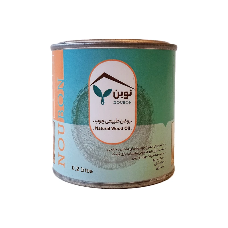 روغن چوب 200ml ماهگونی نوبن